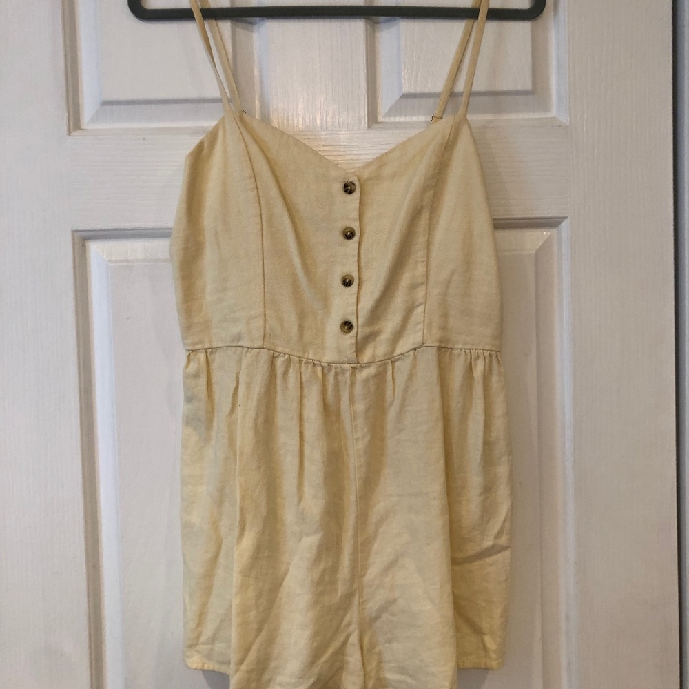 Yellow romper